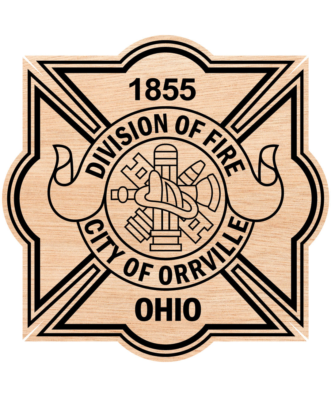 Ohio City of Orrville Division of Fire Badge