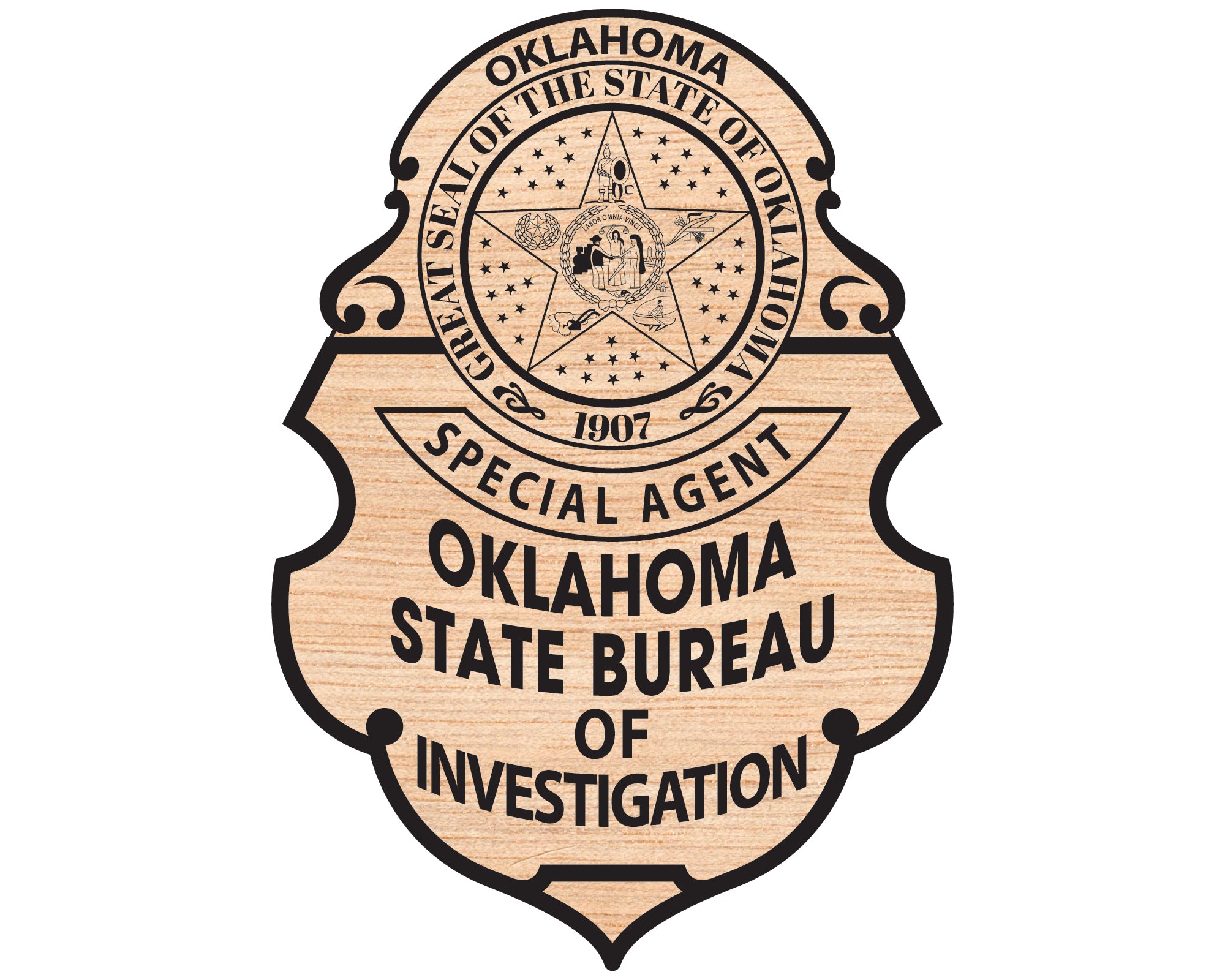 Oklahoma State Bureau of Investigation Logo SVG, OSBI Logo Vector, Oklahoma Law Enforcement Logo, Investigation Agency Logo SVG