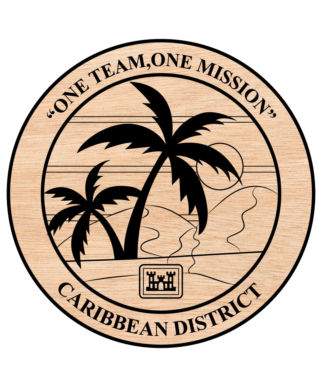 One Team One Mission Caribbean District Logo
