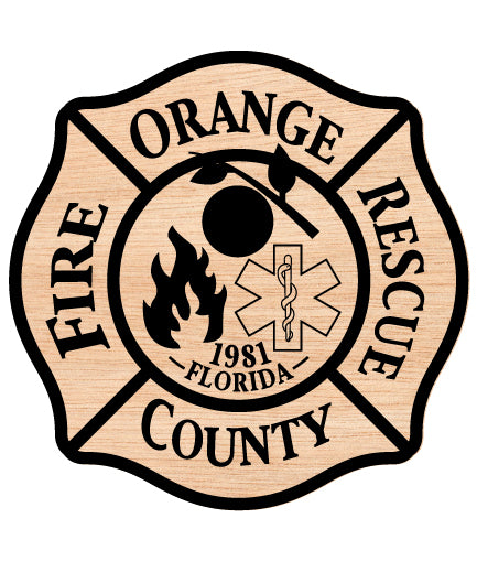 Orange County Fire Rescue Department Badge