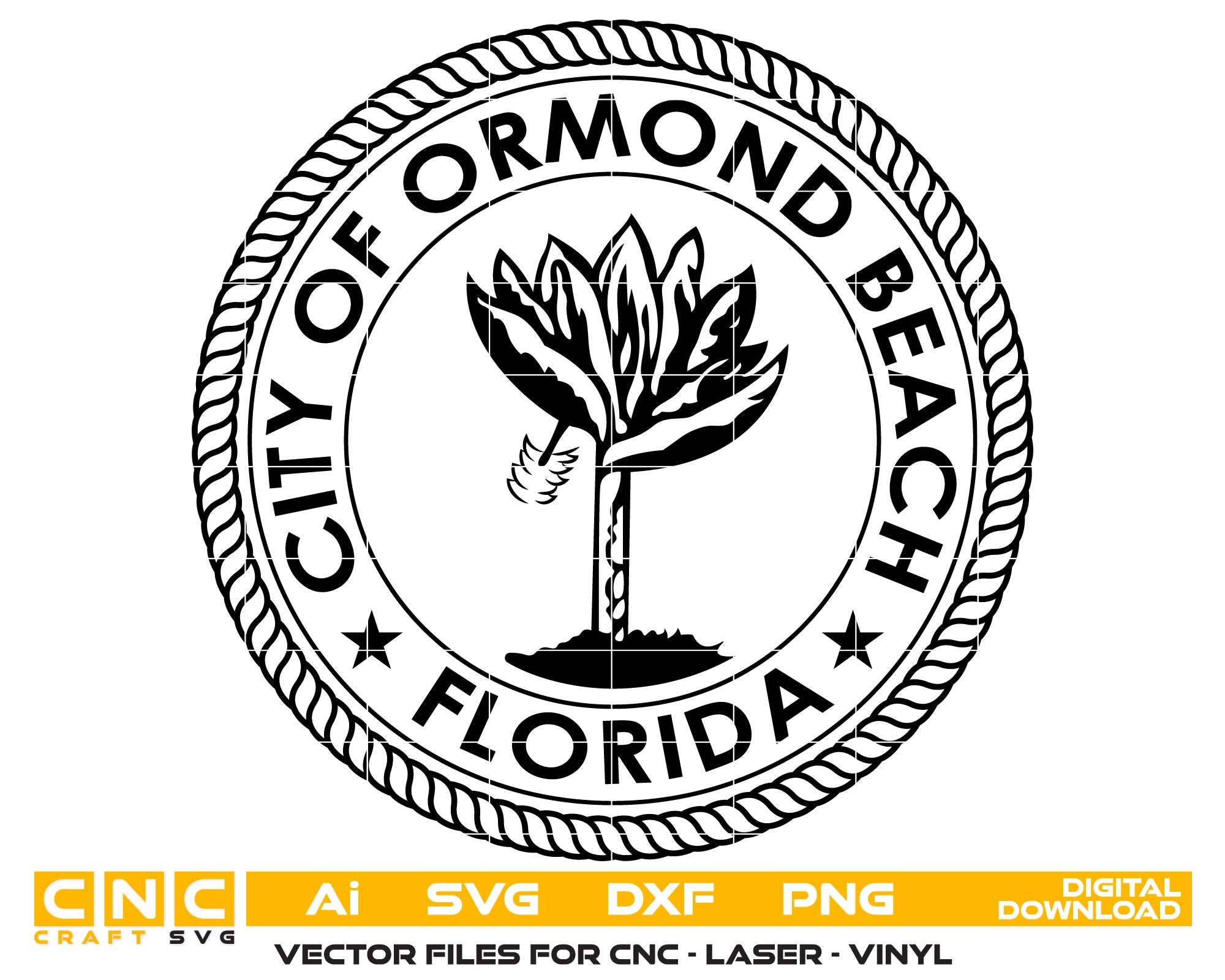 Ormond Beach City Seal, Florida
