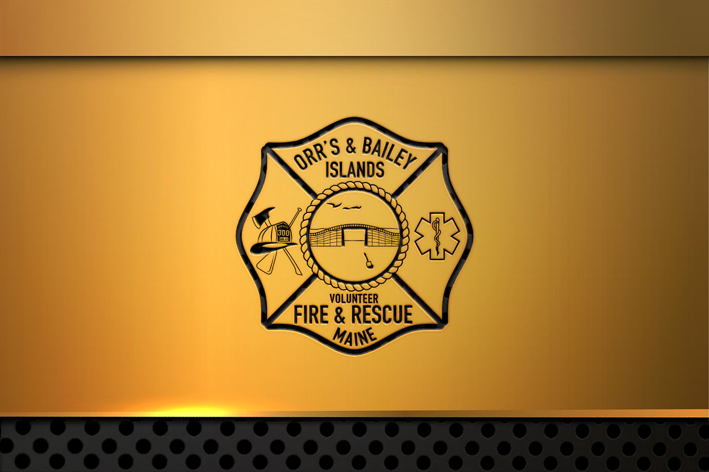 Orr's & Bailey Islands Fire Department Emblem