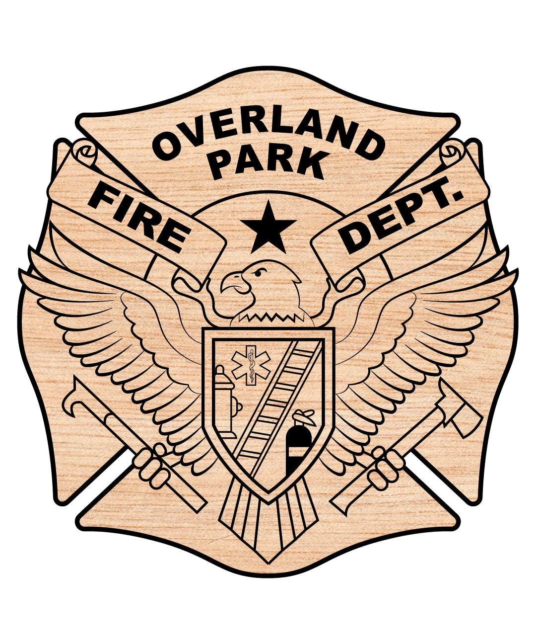 Overland Park Fire Department Logo SVG, Overland Park Firefighter Emblem, Fire Department Logo Vector, OPFD Logo SVG, Overland Park Fire Badge