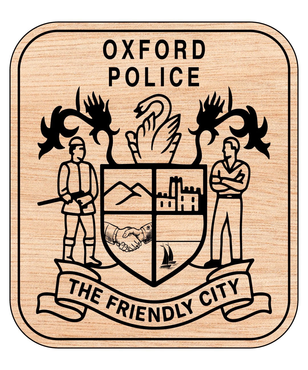 Oxford Department The Friendly City Police Uniform Patch