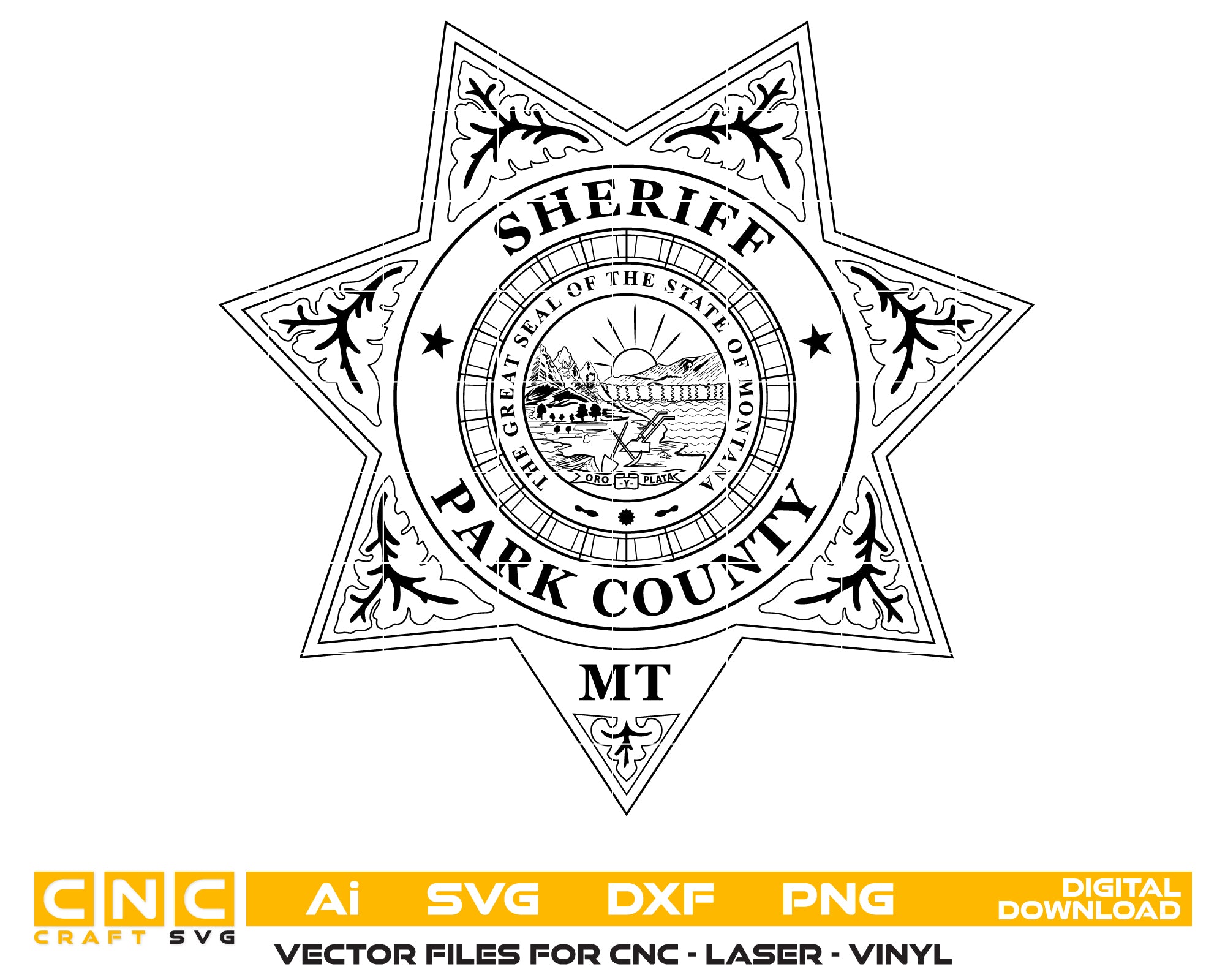 Sheriff Badge , Park County Sheriff Badge
