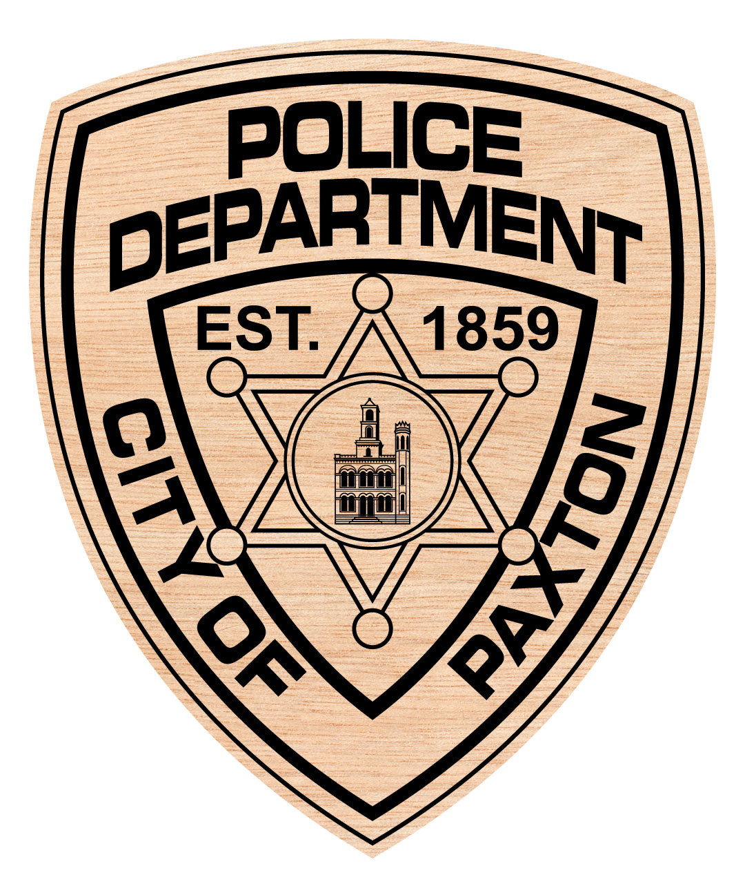 Paxton Police Department Badge