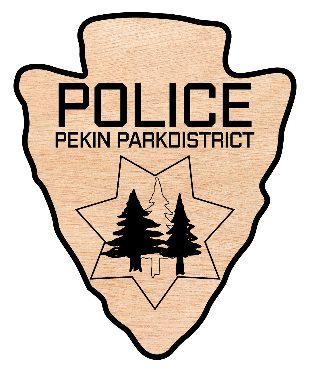 Pekin Park District Police Patch SVG, Police Patch Vector, Park District Police Patch, Law Enforcement Patch SVG, Police Department Patch Vector
