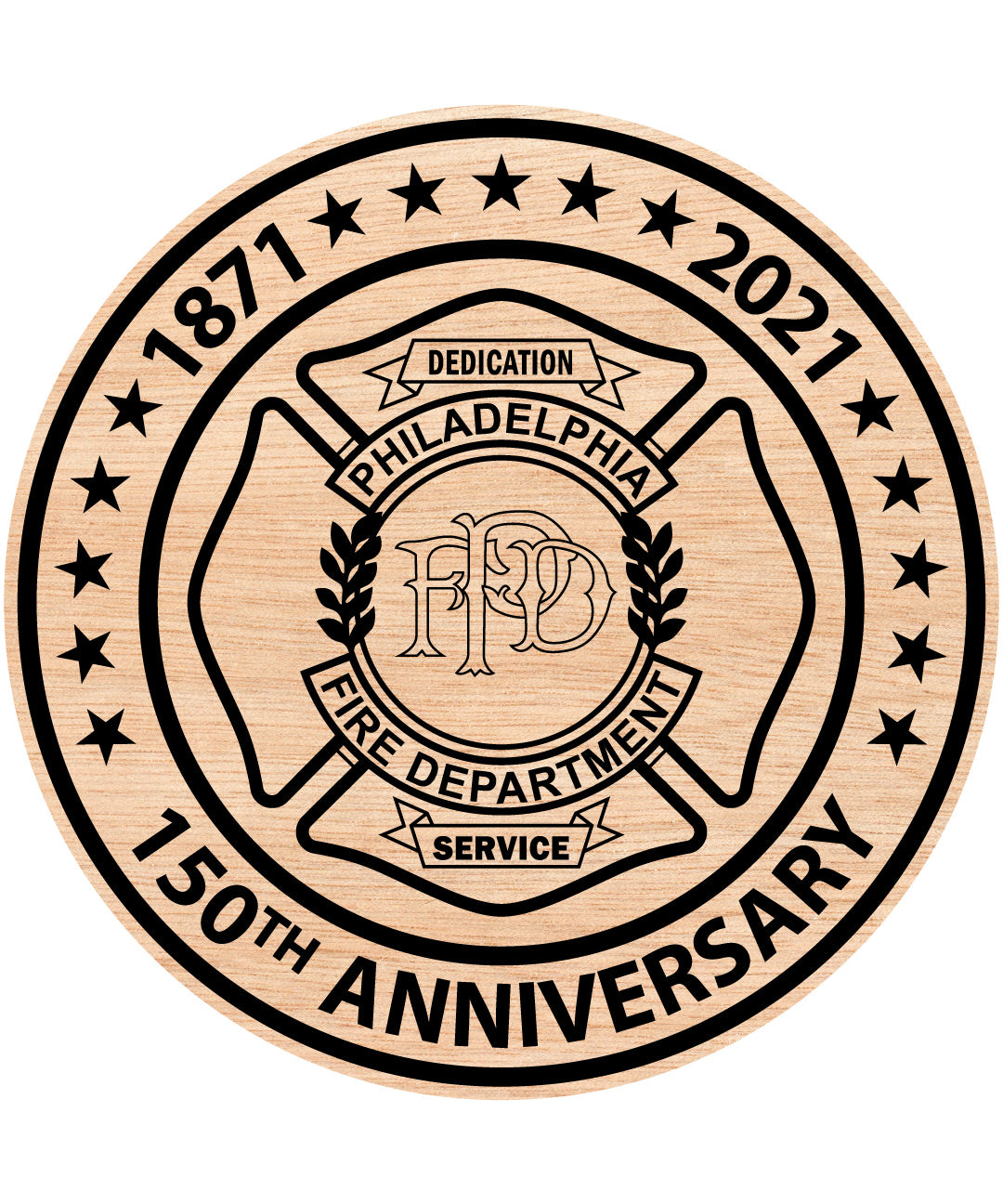 Philadelphia Fire Department 150th Anniversary Seal
