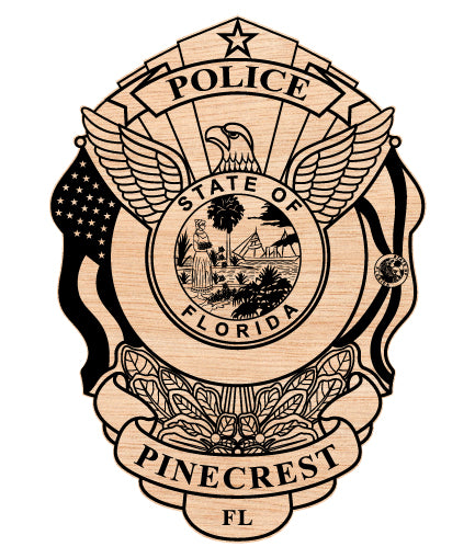 Pinecrest Police Department Badge, Florida