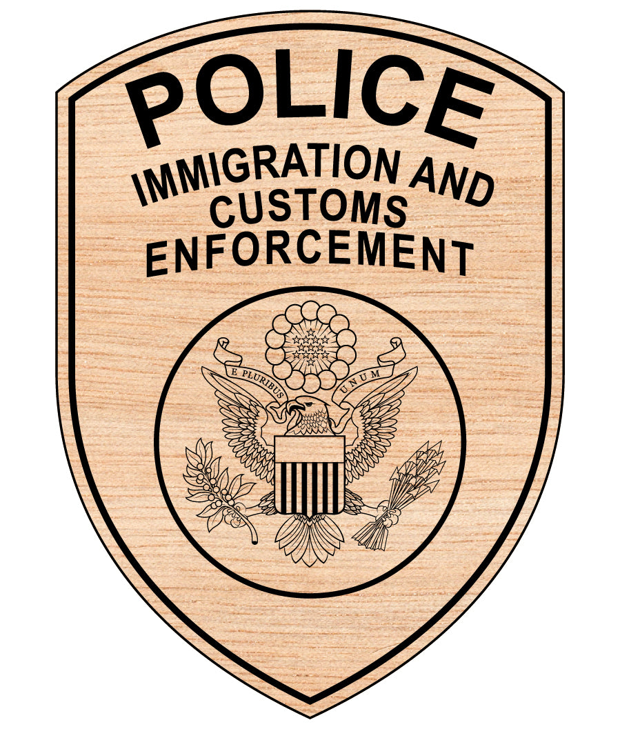 Police Immigration & Customs Enforcement Patch SVG
Immigration & Customs Enforcement Badge Vector
Law Enforcement Patch Color Design SVG
Police ICE Patch Vector SVG
Immigration & Customs Police Color Patch