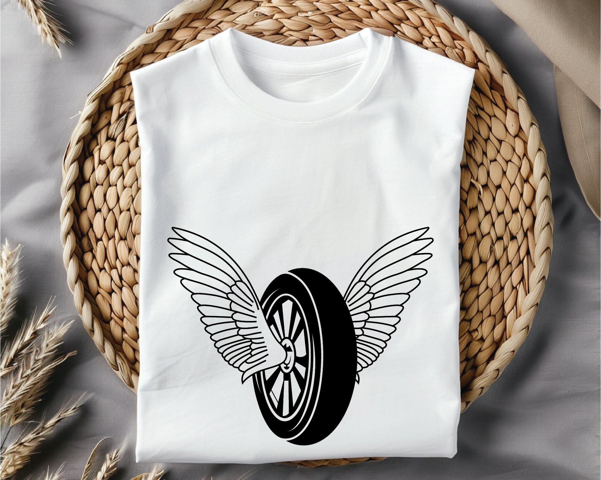 Traffic Motor Wings Logo SVG, Police Motor Unit Logo, Traffic Division Wings Vector, Motorcycle Wings SVG, Law Enforcement Badge SVG, Motor Unit Emblem Vector