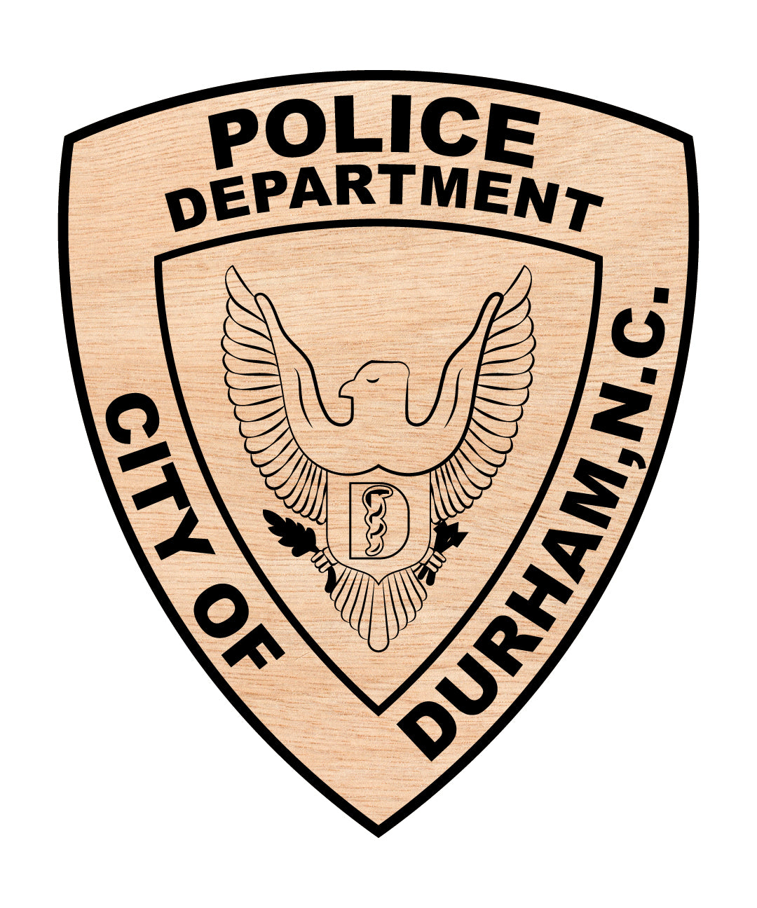Durham Police Logo SVG, Durham NC Police Vector, North Carolina Police Emblem SVG, Law Enforcement Logo Design, Police Shield Vector, Durham Badge SVG