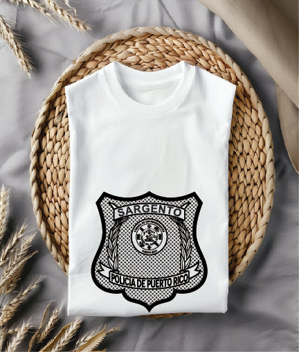 Policía De Puerto Rico Sargento Badge SVG, Puerto Rico Police Sergeant Badge Vector, Puerto Rico Sargento Police Emblem SVG, Puerto Rico Law Enforcement Badge, Puerto Rico Police Badge