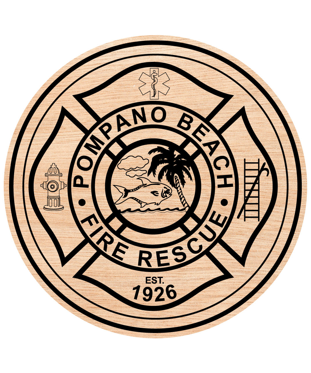Pompano Beach Fire Rescue Badge