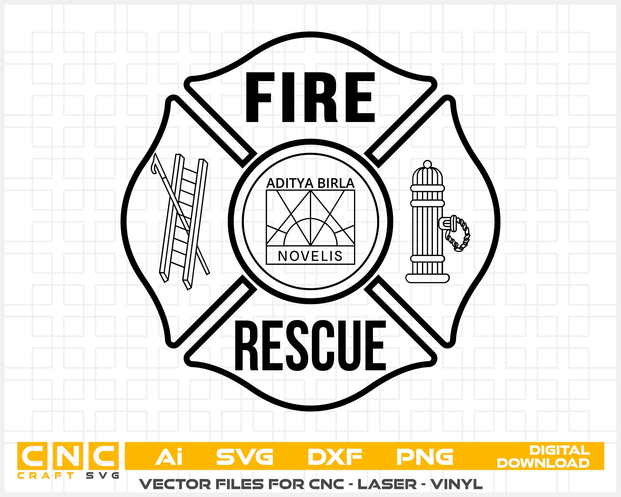 Fire Rescue, Aditya Birla Novelis Logo Vector File
