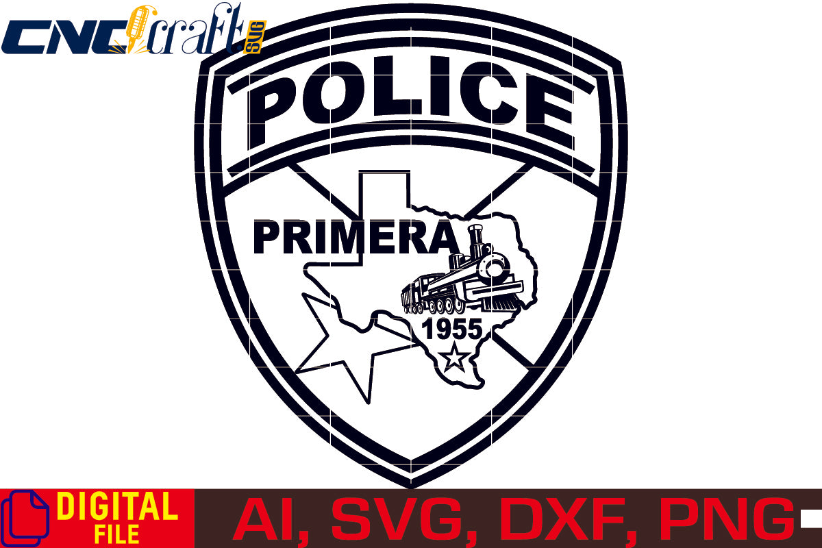 Primera Police Logo vector file