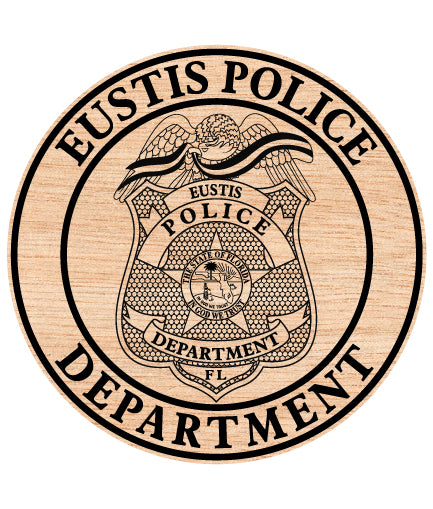 Public Safety Eustis Police Department Badge Florida SVG, Eustis FL Police Emblem Vector, Eustis Police Badge SVG, Florida Police Badge Logo, Eustis Public Safety Emblem