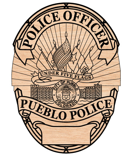 Pueblo, Colorado Police Officer Badge