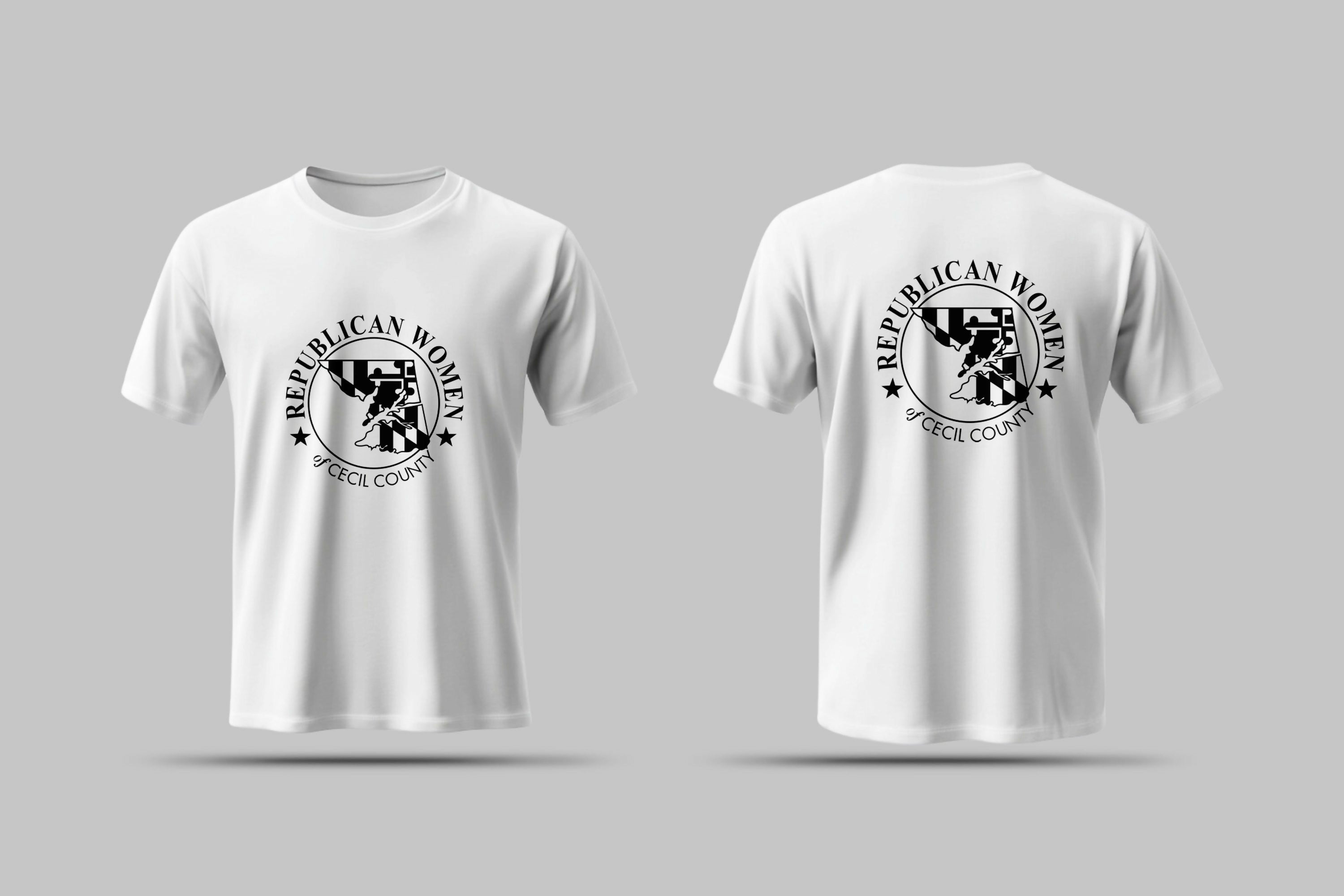 Cecil County Of Republican Women T-Shirt Design