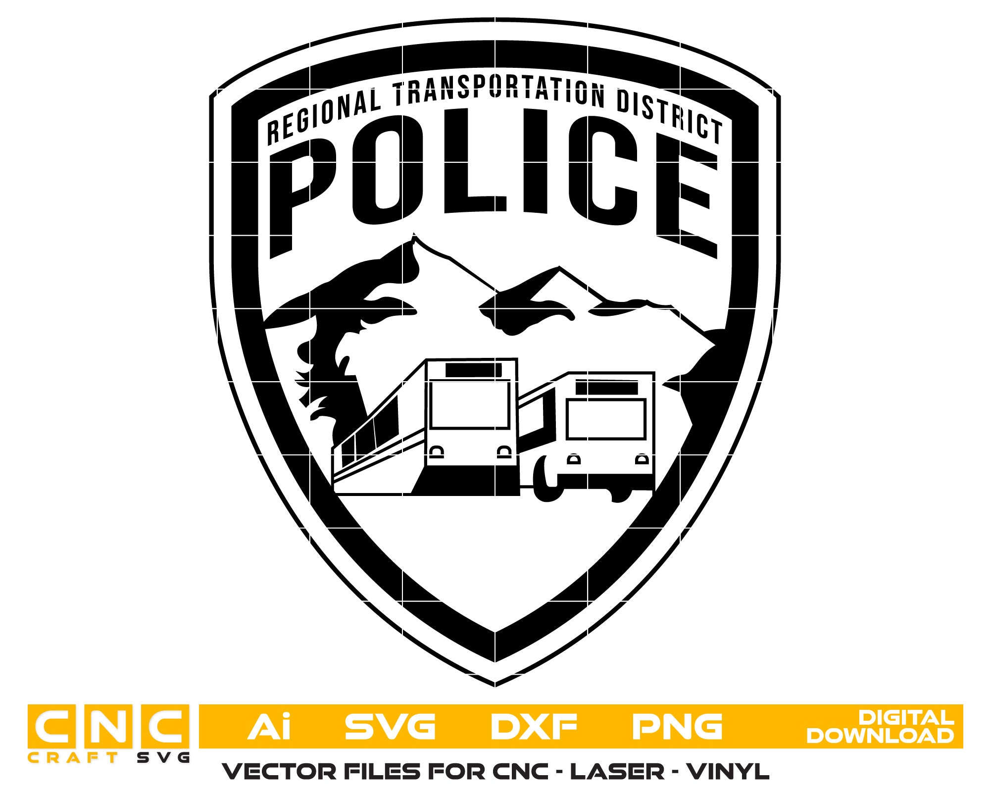 Regional Transportation District Police Badge