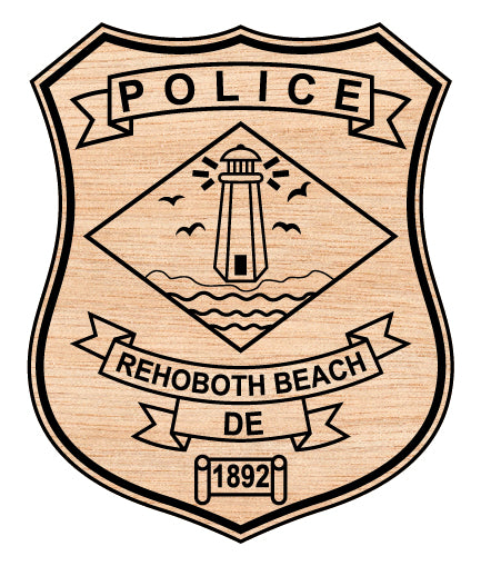 Rehoboth Beach Police Department Patch SVG, Delaware Police Patch Vector, Rehoboth Beach PD Emblem, Police Patch SVG, Law Enforcement Patch Vector File