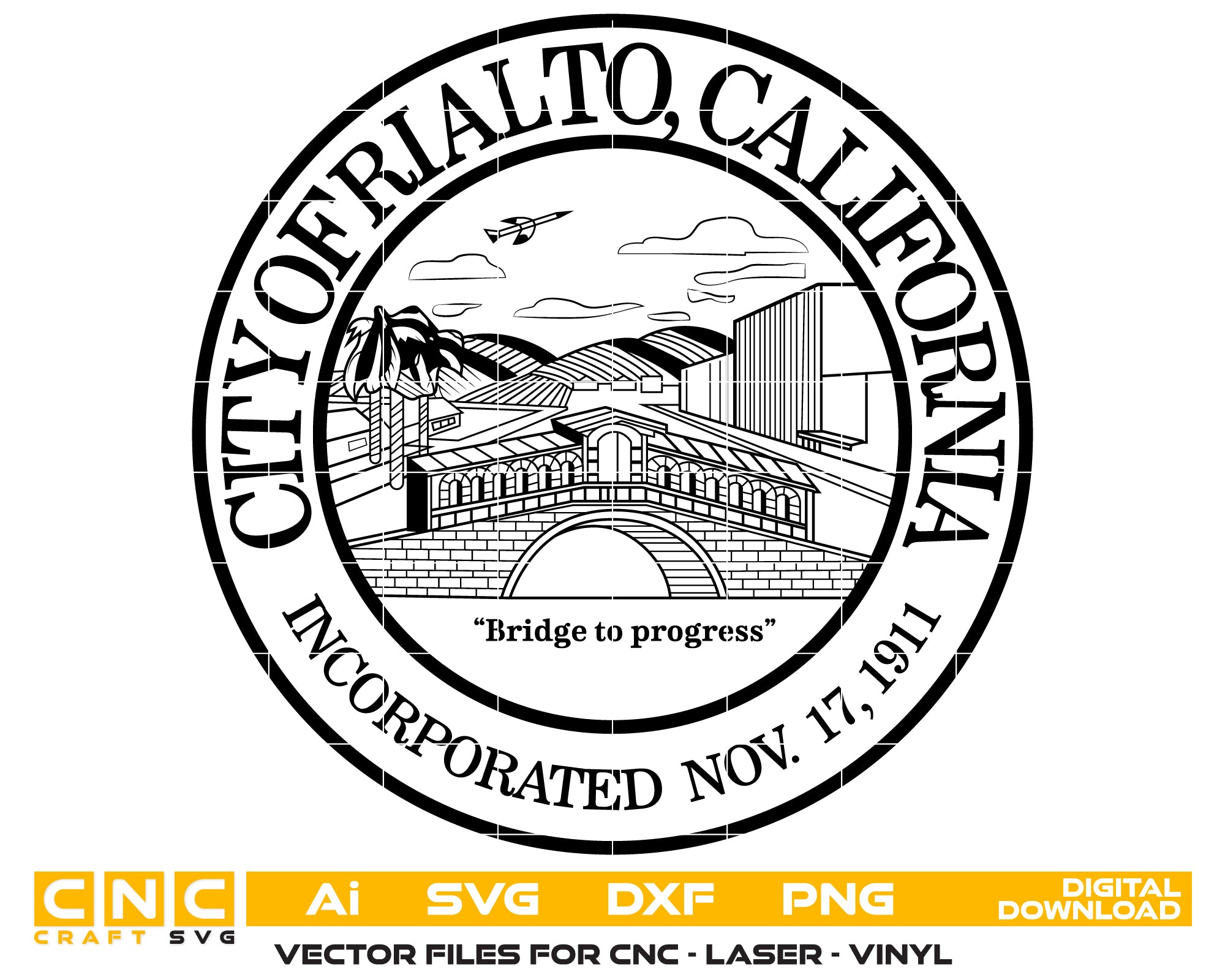 Seal of Rialto, California