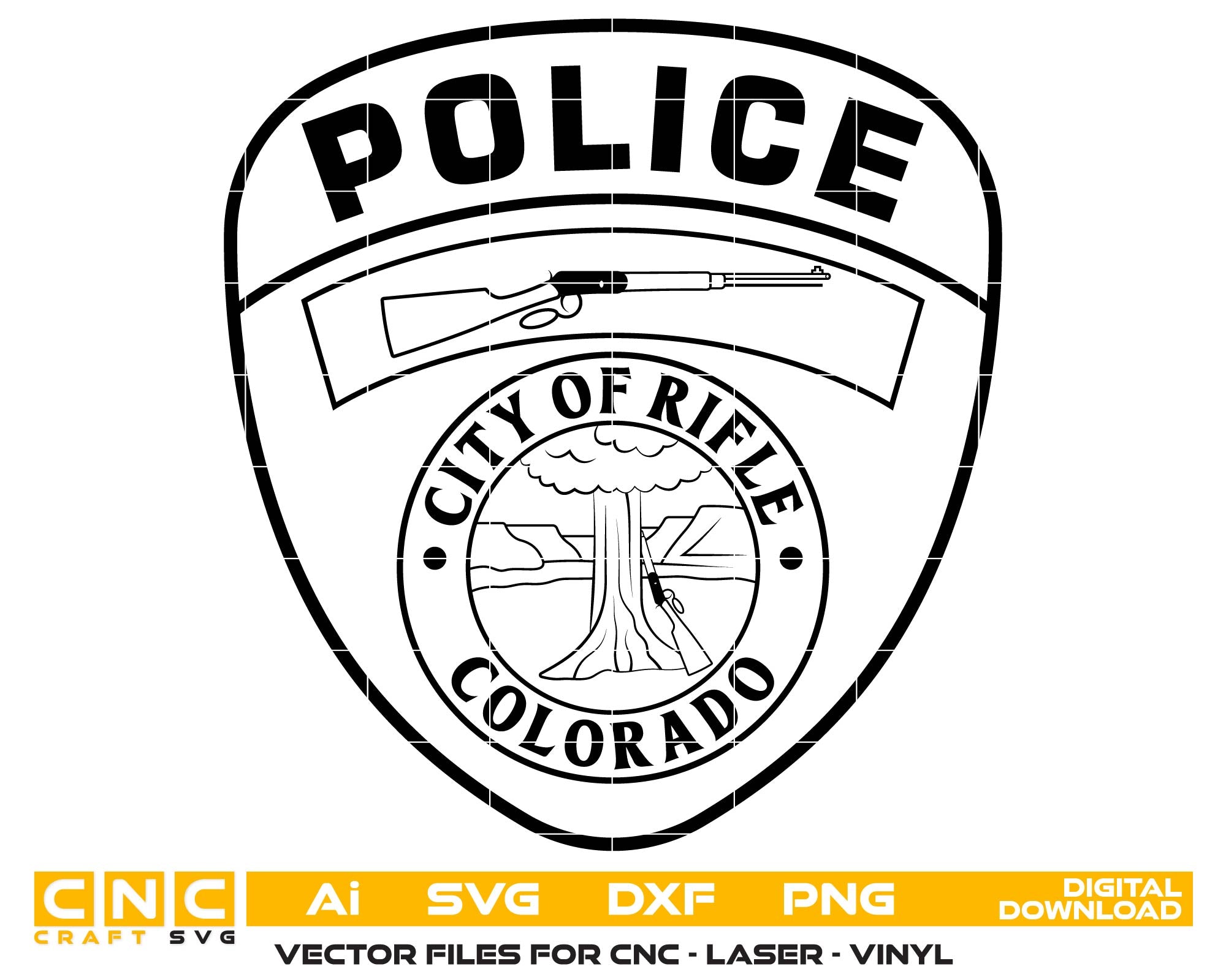 Rifle Colorado Police Department Patch
