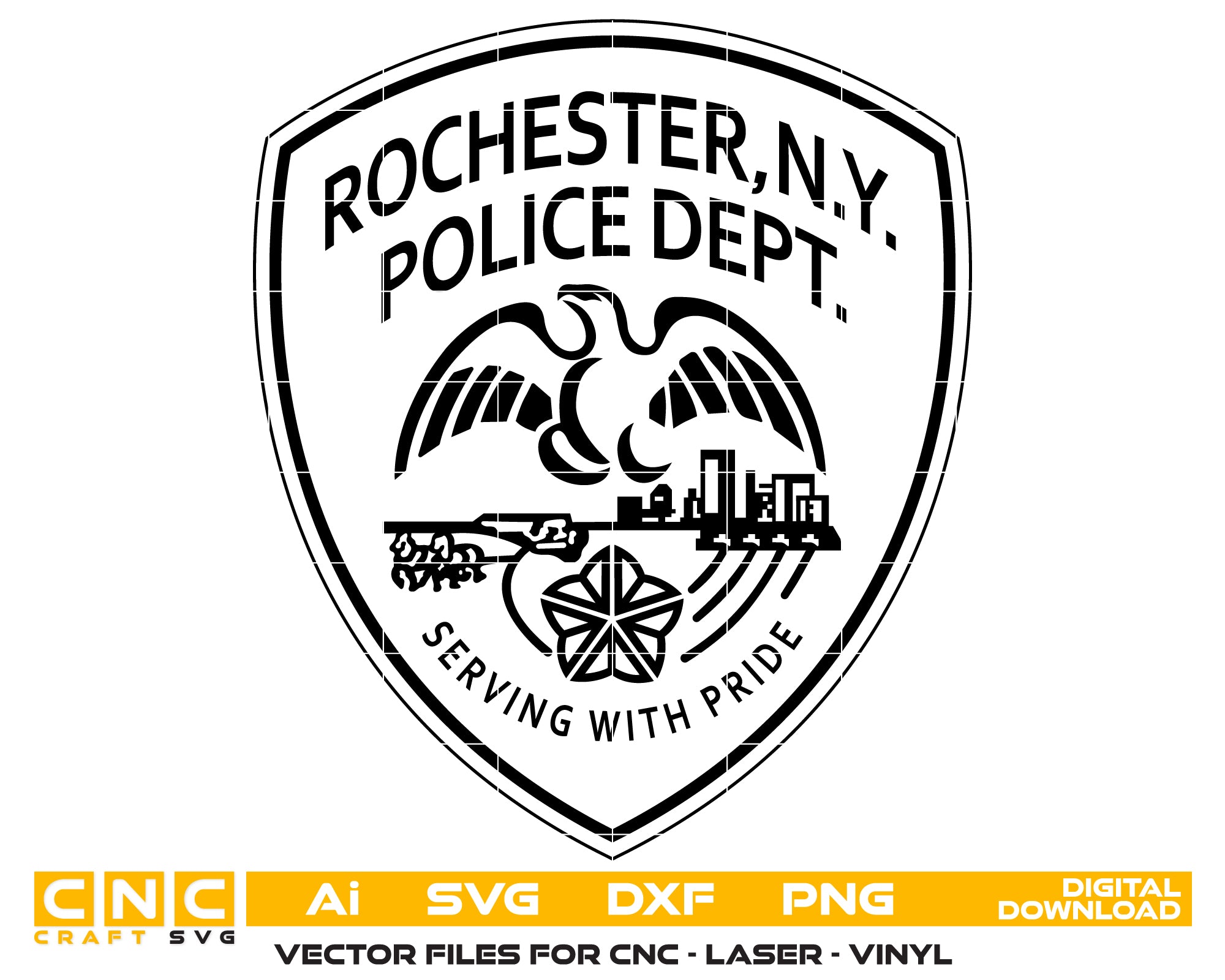 Rochester Police Department Patch, New York
