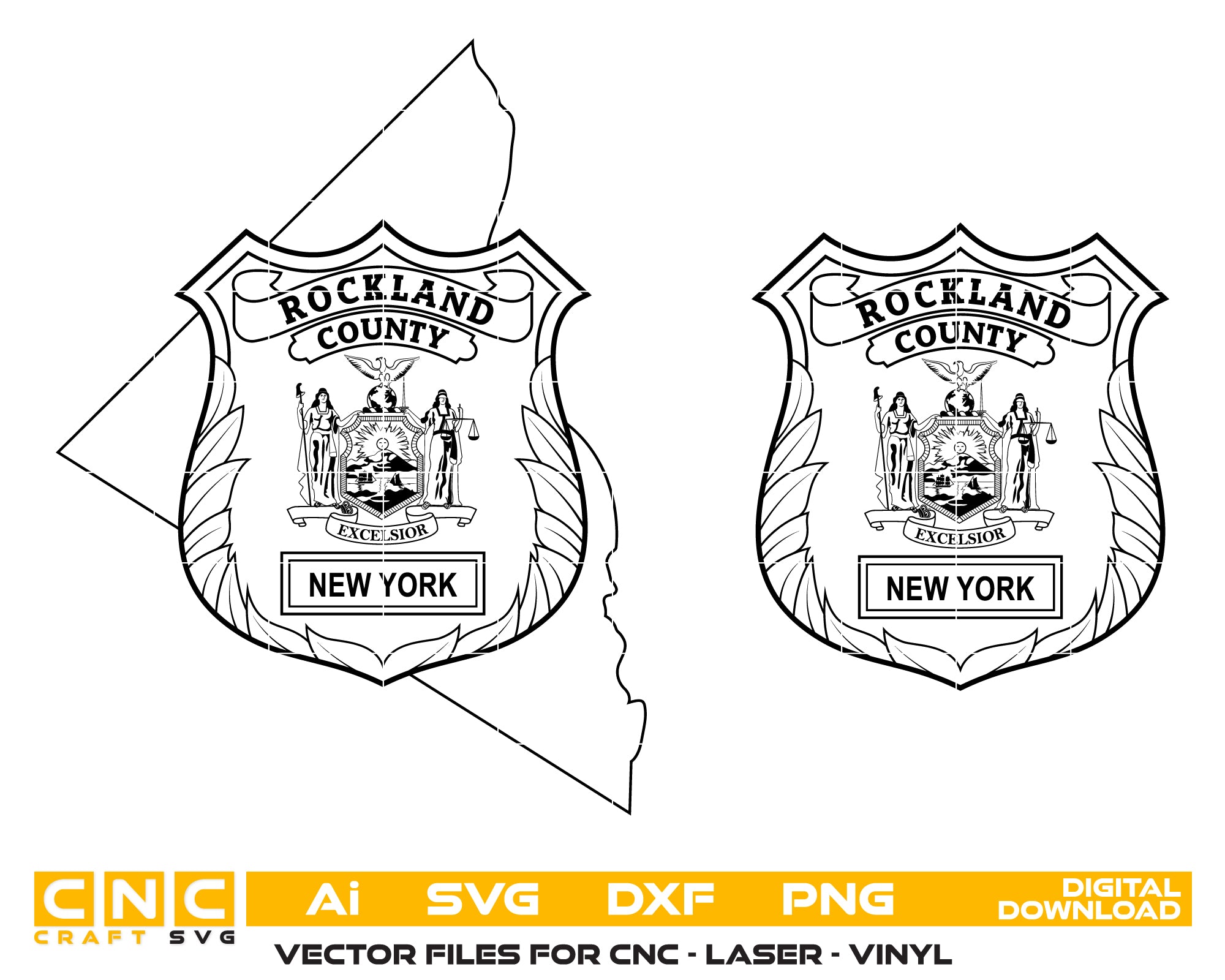 Rockland PBA Badge
