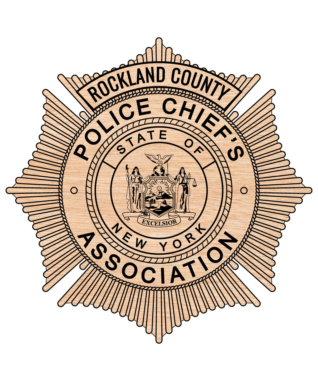 Rockland County Police Chief Badge