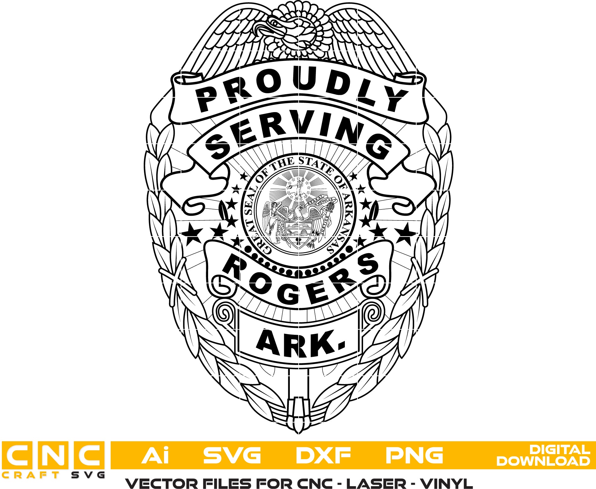 Rogers Police Department Badge