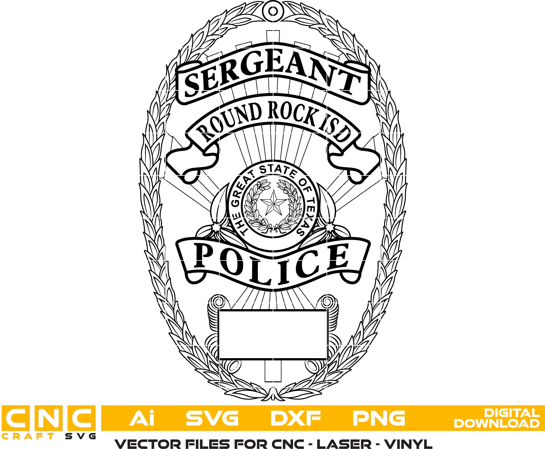 Round Rock Isd Police Officer Badge