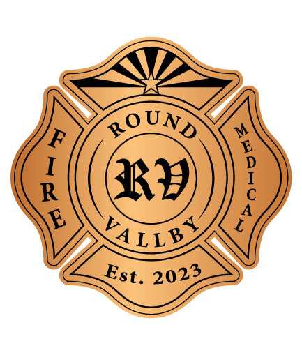 Round Valley Fire Medical Department Badge SVG