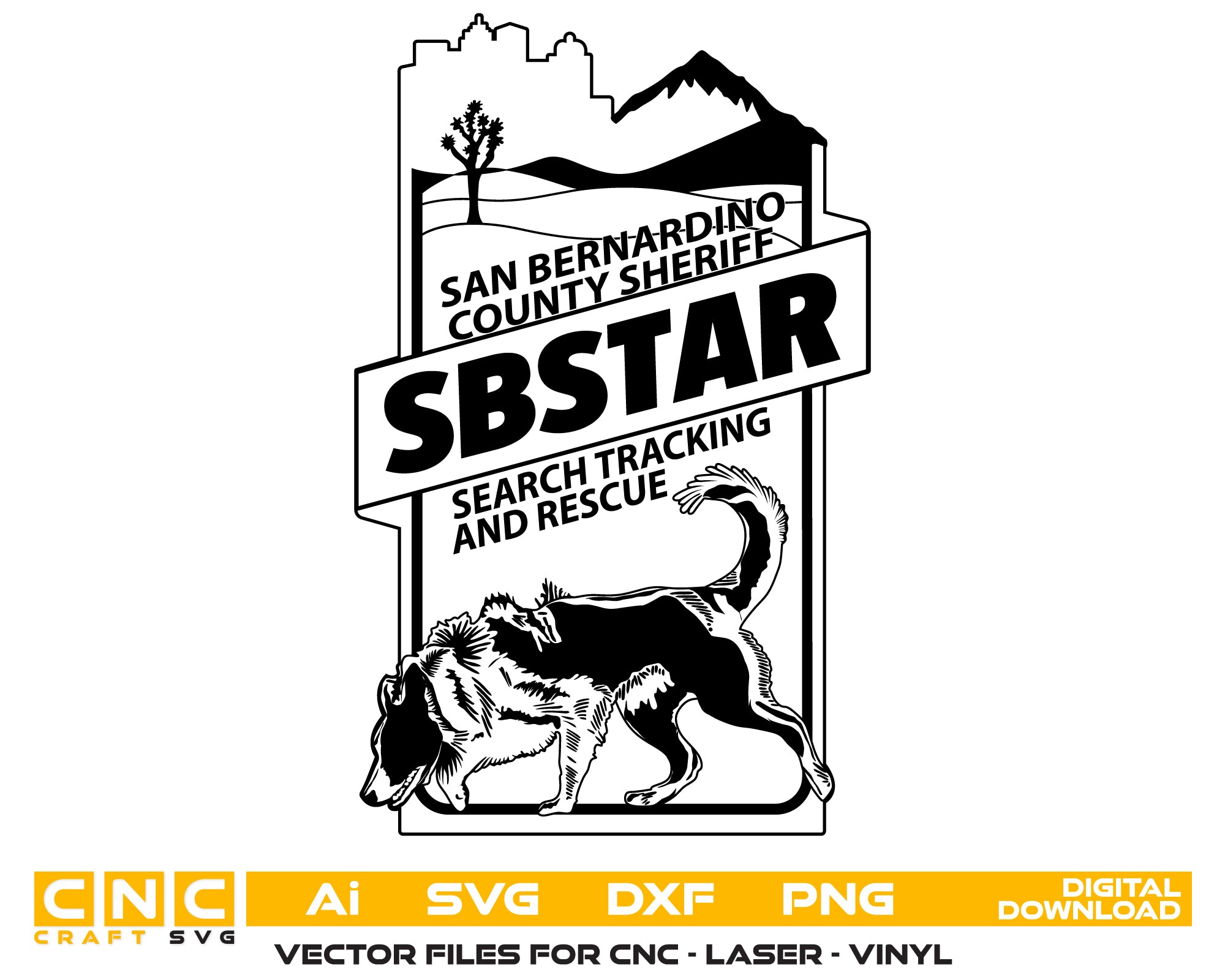 San Bernardino Sheriff Search Tracking Logo