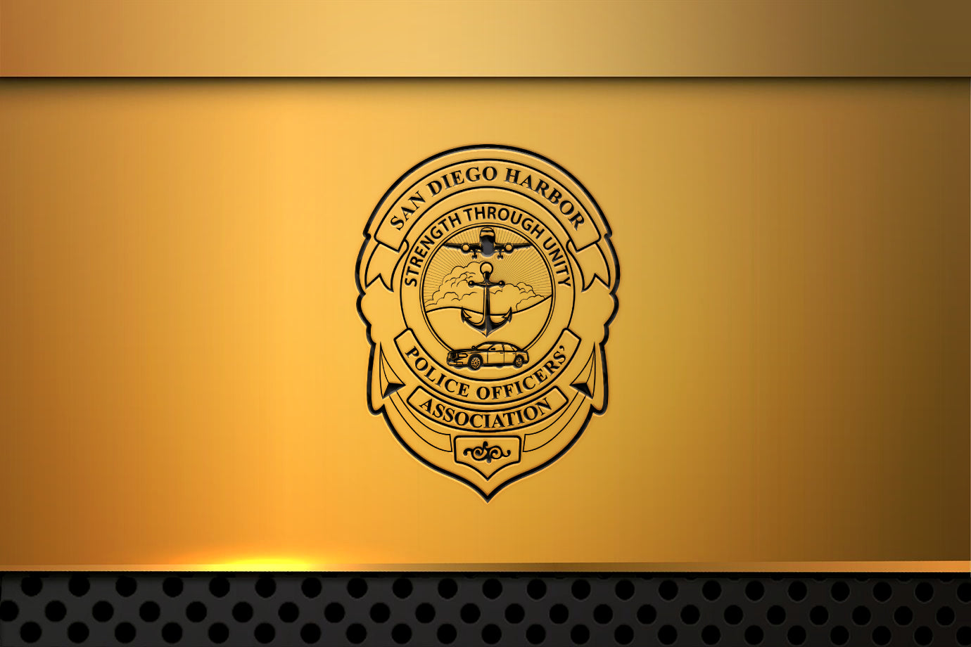 San Diego Harbor Police Officers' Association Badge