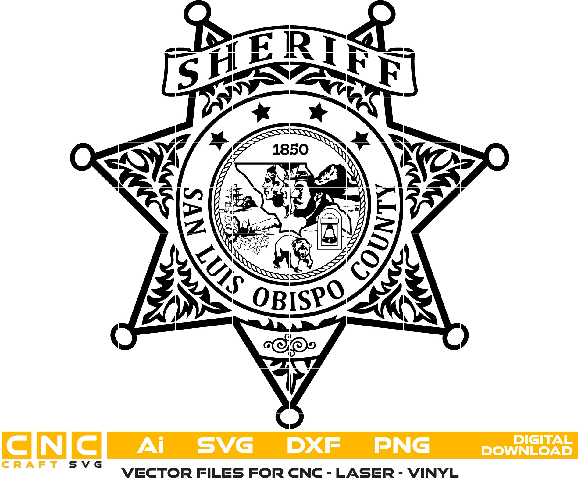 San Luis Obispo County Sheriff Badge