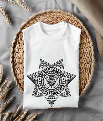 San Bernardino County Sheriff Coroner Badge SVG, San Bernardino Sheriff Badge Vector, County Sheriff Coroner Emblem SVG, San Bernardino Law Enforcement SVG, Sheriff Coroner Badge Vector