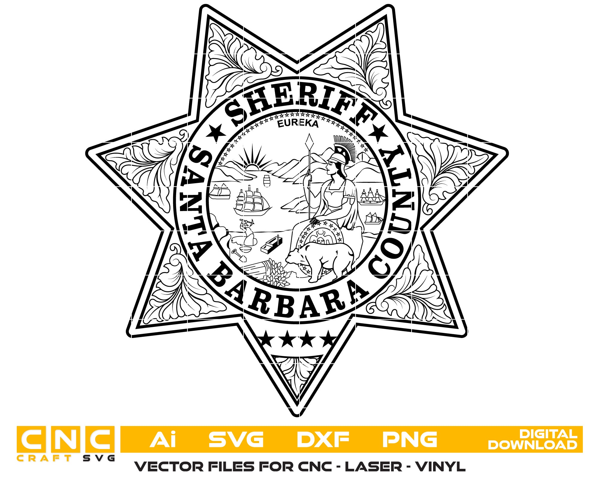 Santa Barbara County Sheriff Badge