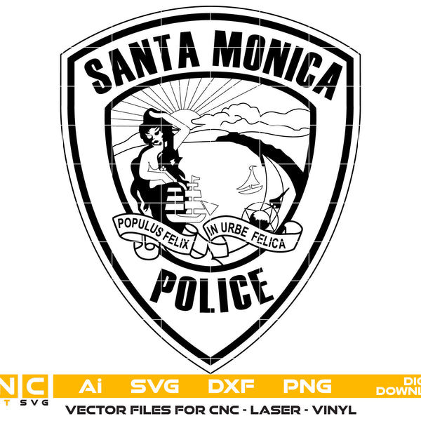 ビンテージ Santa Monica Police Department カリフォルニア州サンタ