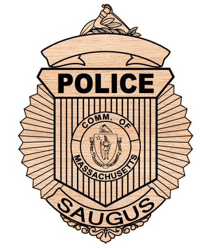 saugus police department badge svg, saugus massachusetts police badge vector, saugus ma police svg emblem, saugus law enforcement badge svg, saugus police svg file
