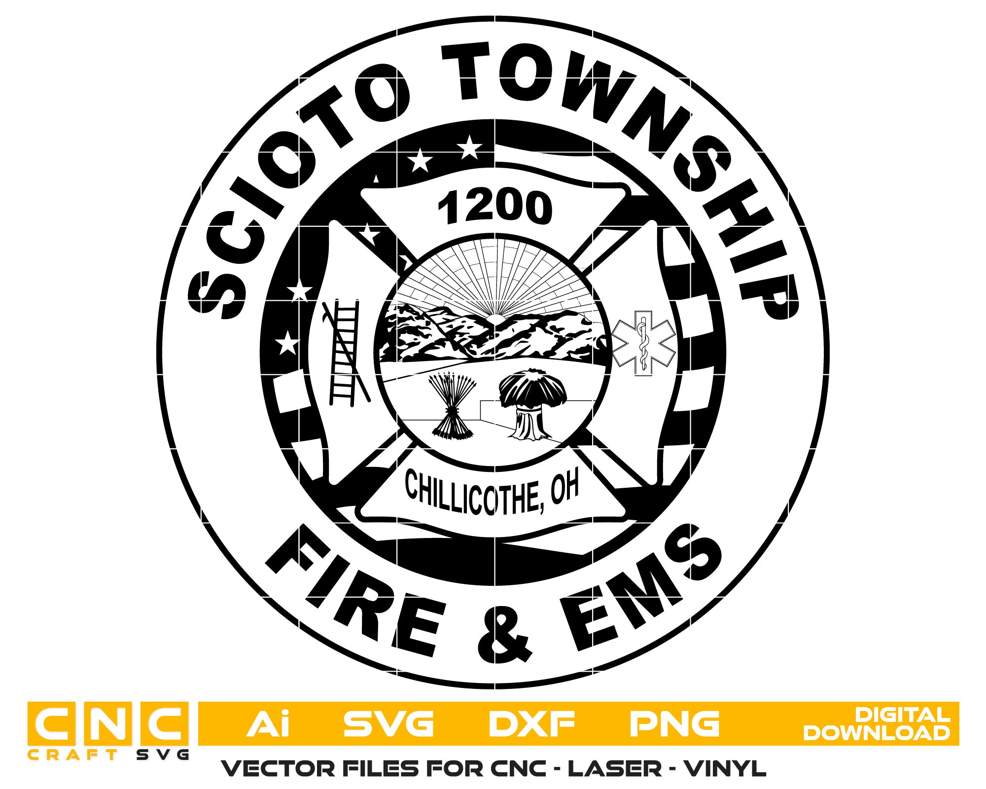 Scioto Township Fire Department Badge