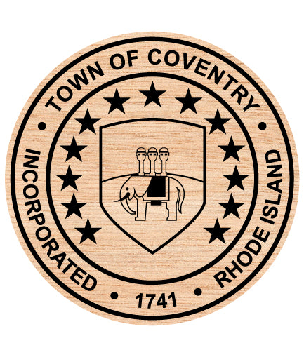 Seal Of The Town Of Coventry Island SVG, Coventry Island Town Seal Vector, Coventry Island Official Emblem SVG, Civic Seal Vector Design, Coventry Island SVG