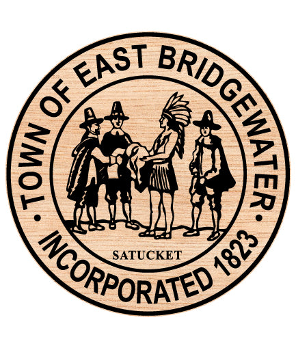 Seal of the Town of East Bridgewater SVG, East Bridgewater Town Seal Vector, East Bridgewater Massachusetts Seal SVG, Town Emblem East Bridgewater, East Bridgewater Municipal Seal