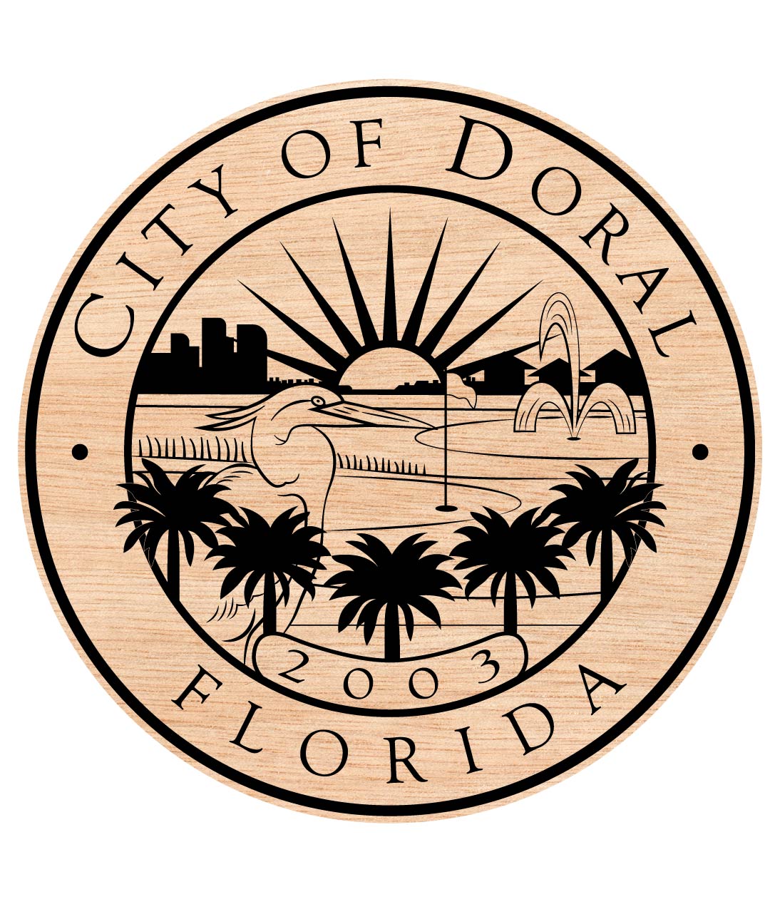 Seal of Doral  Florida,  City of Doral Seal Florida, City of Doral Logo Florida, City of Doral SealSvg