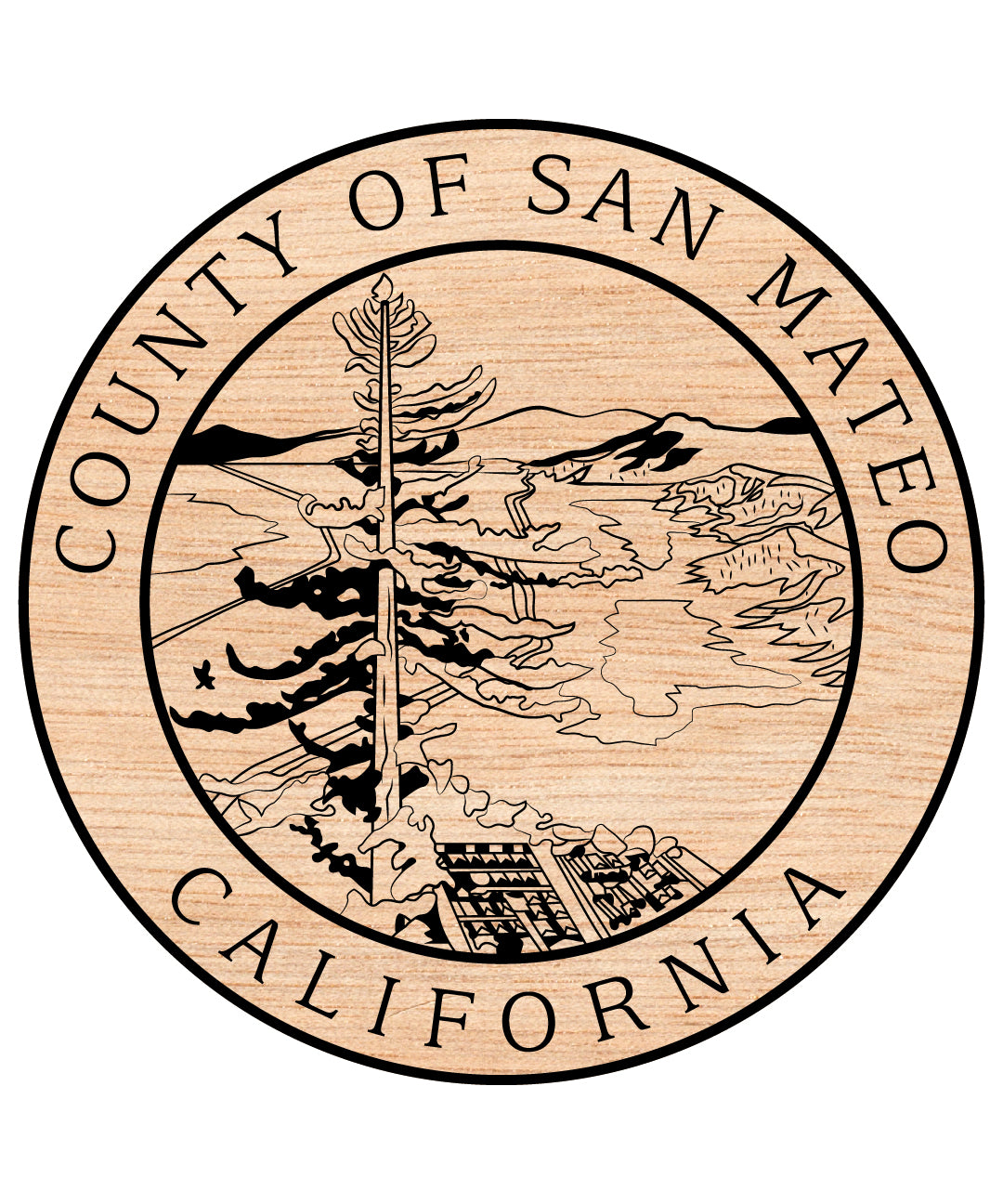 Seal of San Mateo California SVG, San Mateo City Seal Vector, California Municipal Seal, San Mateo Official Logo, City Emblem SVG
