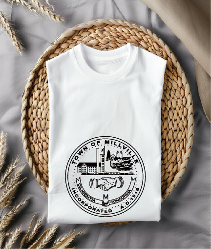 Seal of the Town of Millville Massachusetts SVG, Millville Town Emblem Vector, Millville Municipal Seal, Town Seal SVG, Massachusetts Official Emblem Vector File