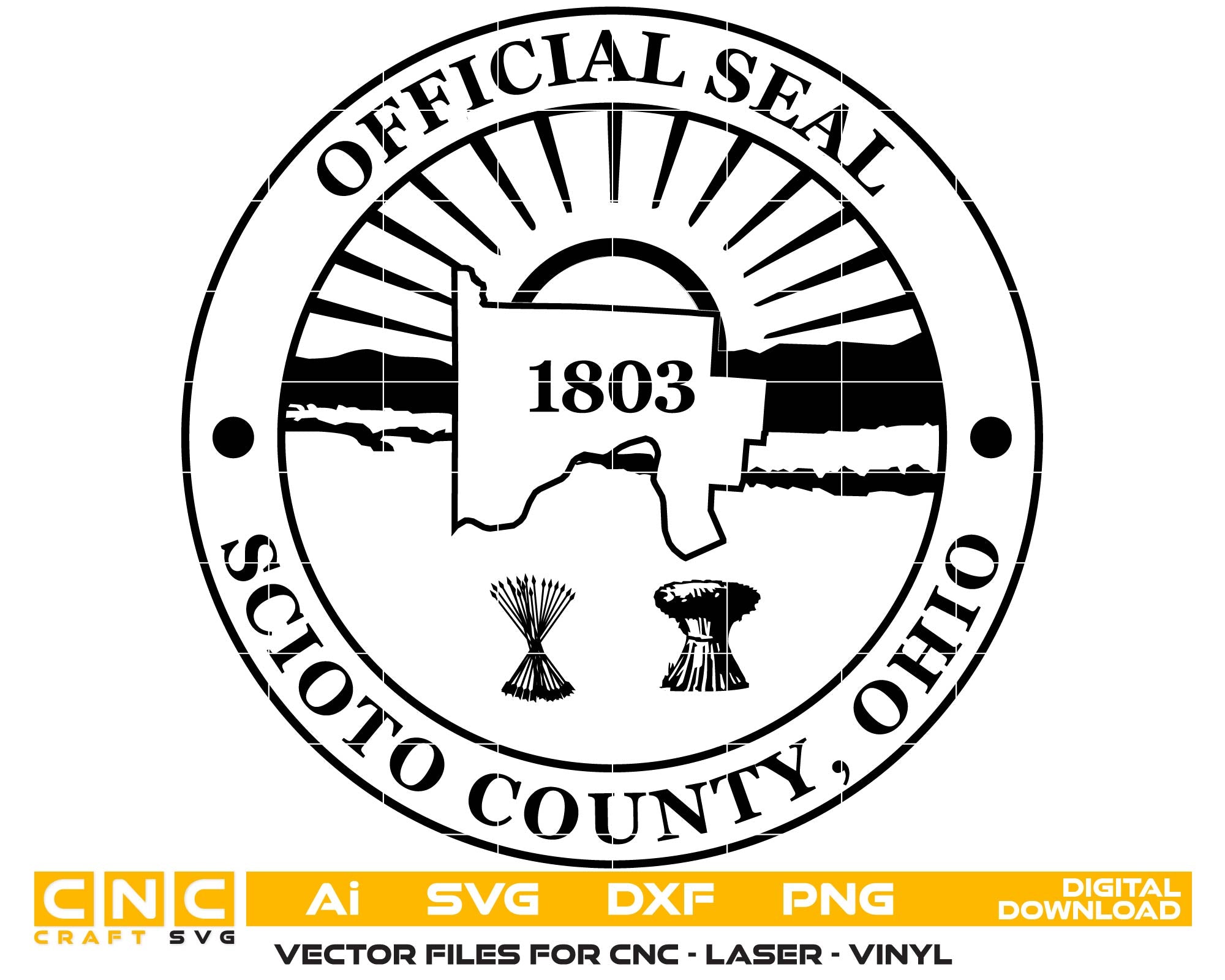 Seal of Scioto County, Ohio