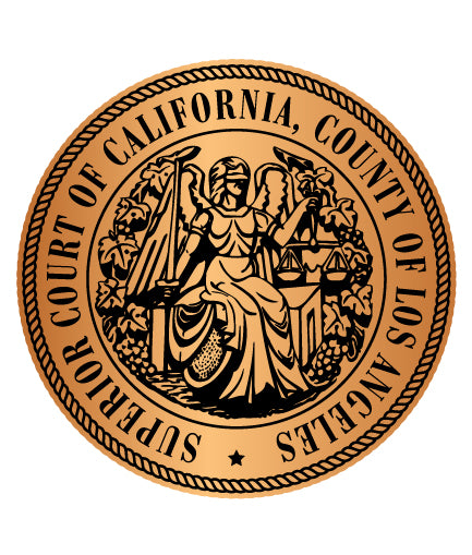 Seal Of Los Angeles County Sticker Decal – Weatherproof, California LA Seal