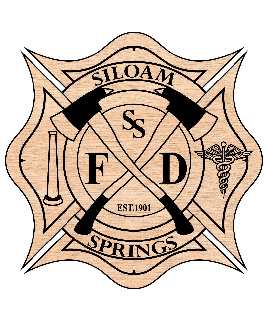 Siloam Springs Fire Department Badge