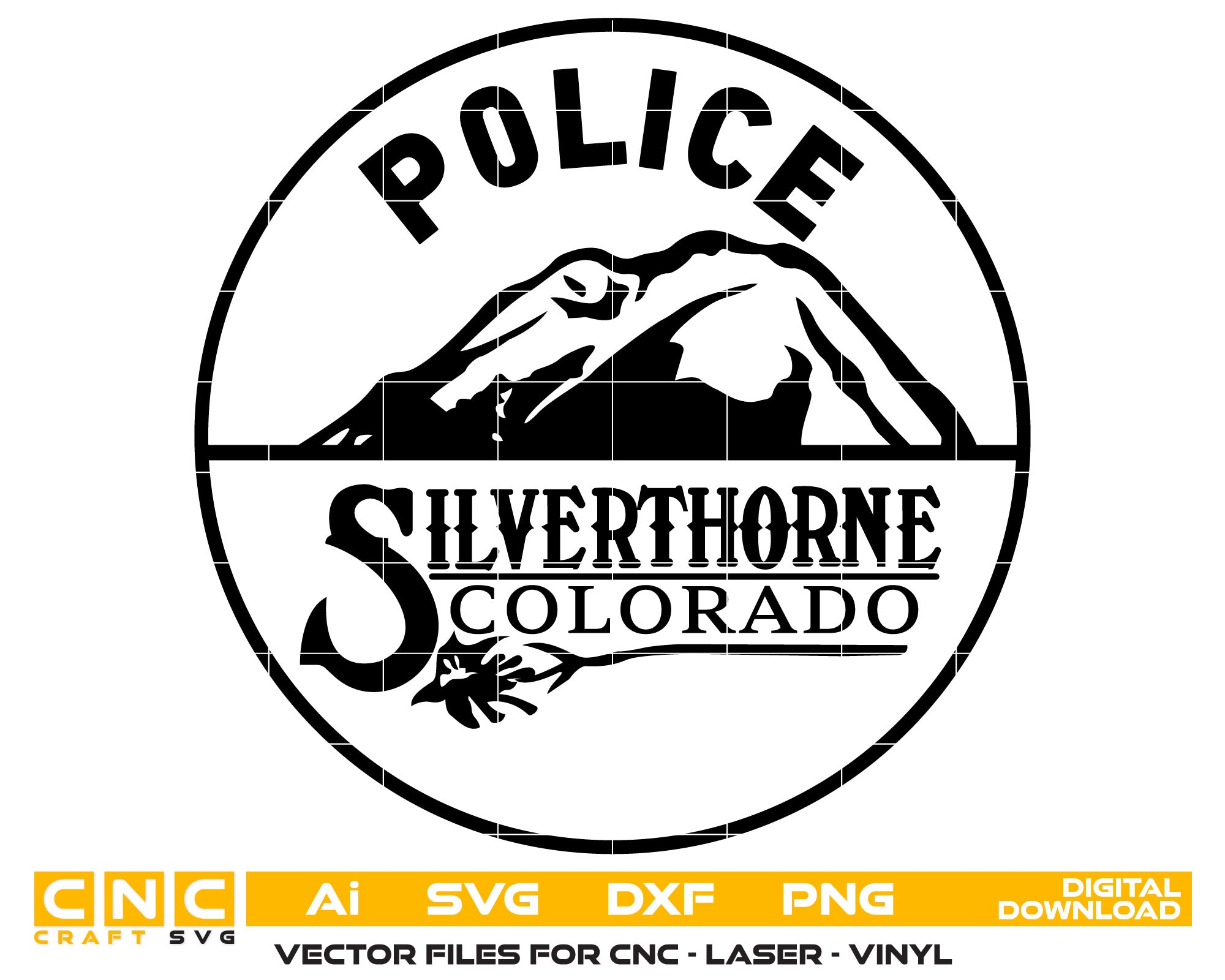 Silverthorne Police  Logo Colorado